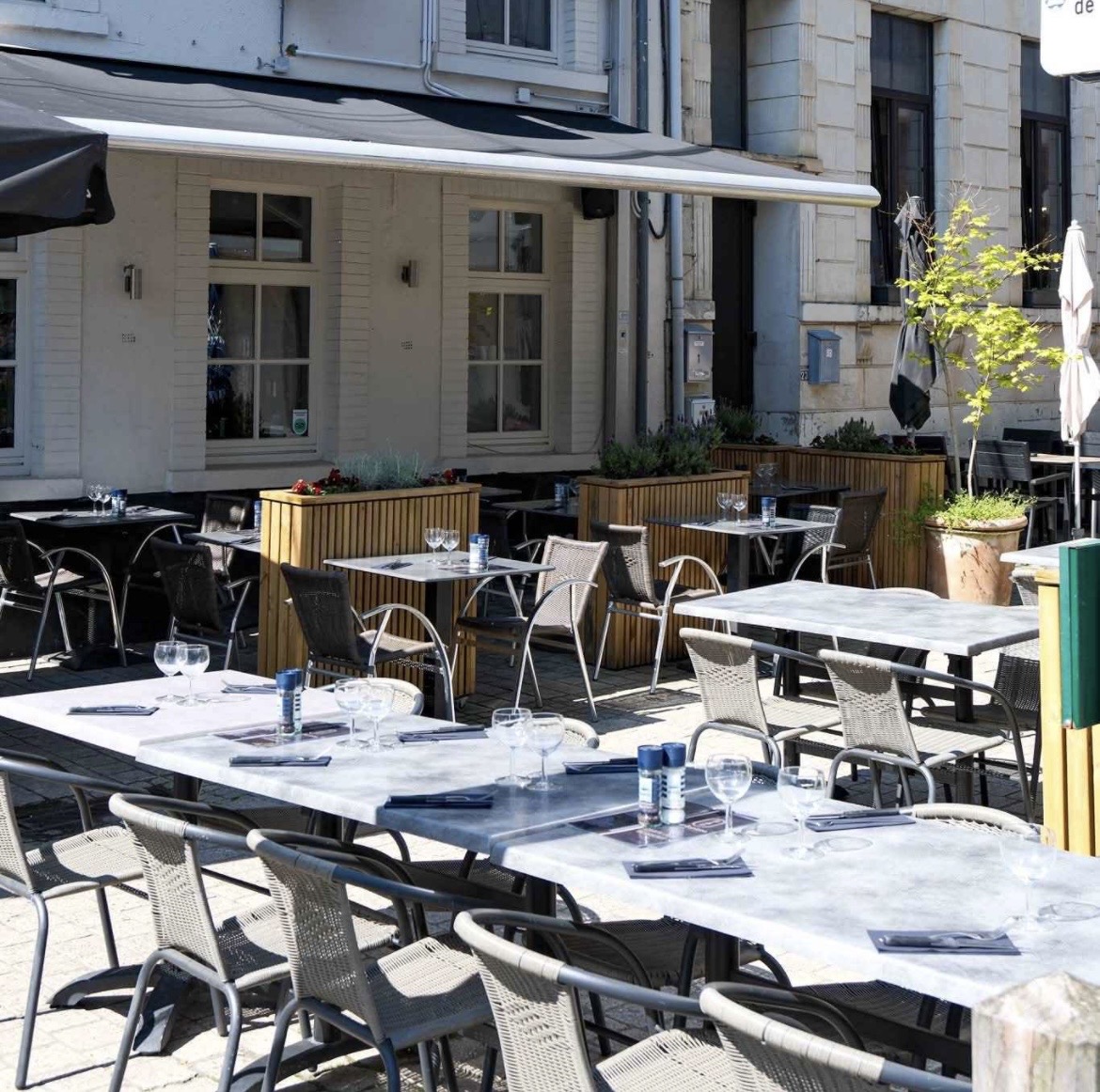 La terrasse de La Table de la Dyle